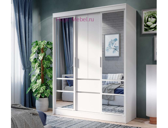 Шкаф-купе "Симпл" белый