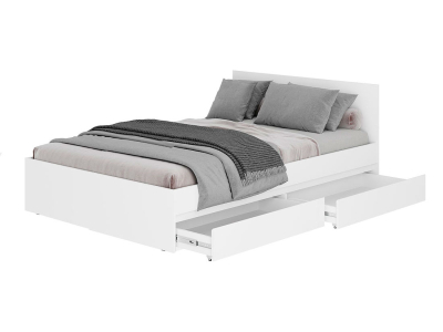 Кровать 120х200 "Симпл" белая Кровать 120х200 "Симпл" белая