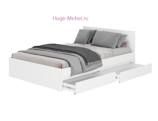 Кровать 120х200 "Симпл" белая