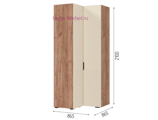 Угловой шкаф "Соната" ШК-05