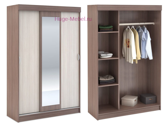 Шкаф-купе Андрей-4 Ясень