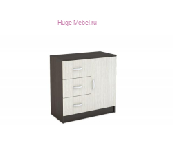 Комод Бася КМ 553М венге/дуб