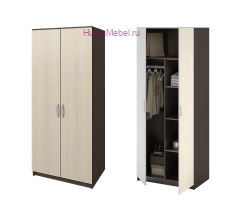 Шкаф 2-х створчатый "Бася ШК-556" венге